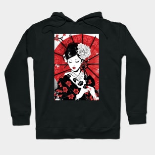 Japan Geisha Hoodie